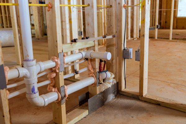 Rough Plumbing Installation in Dover